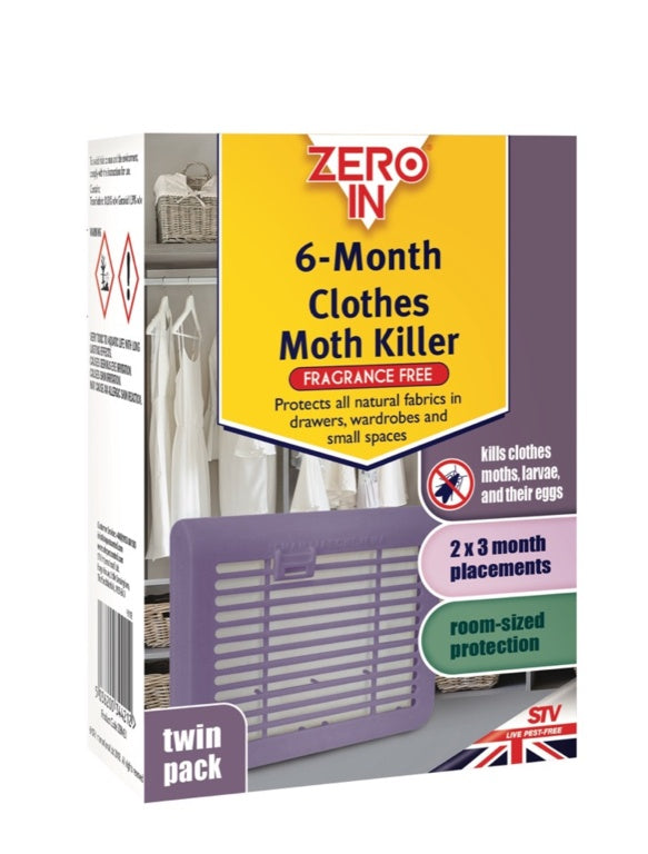 Zero In-6 Month Clothes Moth Killer