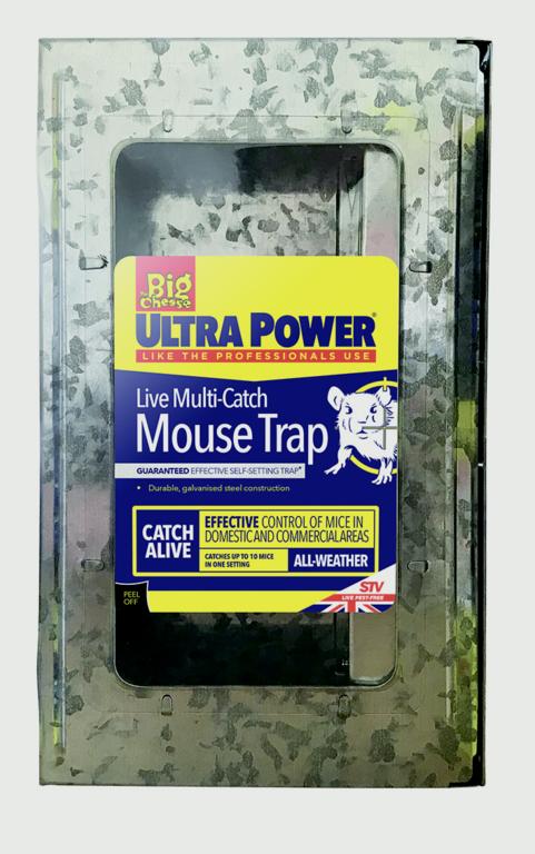 The Big Cheese-Ultra Power Live Multi Catch Mouse Trap