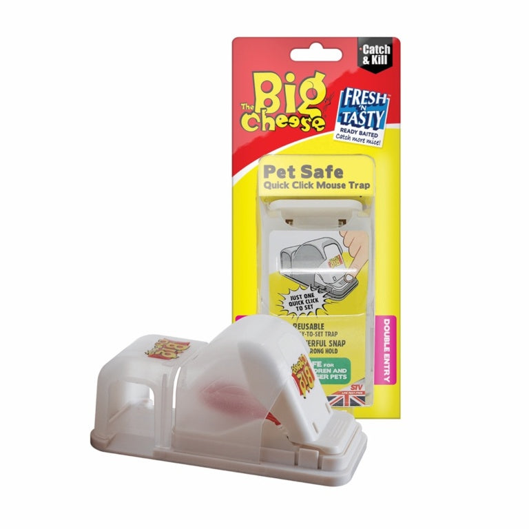 The Big Cheese-Pet Safe Quick Click Mouse Trap