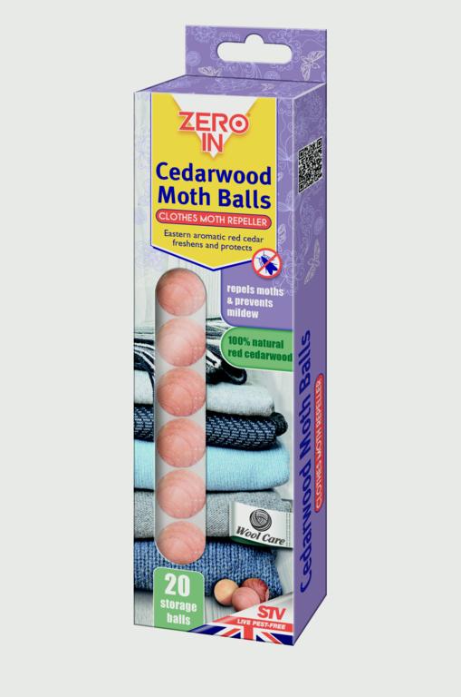 Zero In-Cedarwood Clothes Moth Repeller Balls