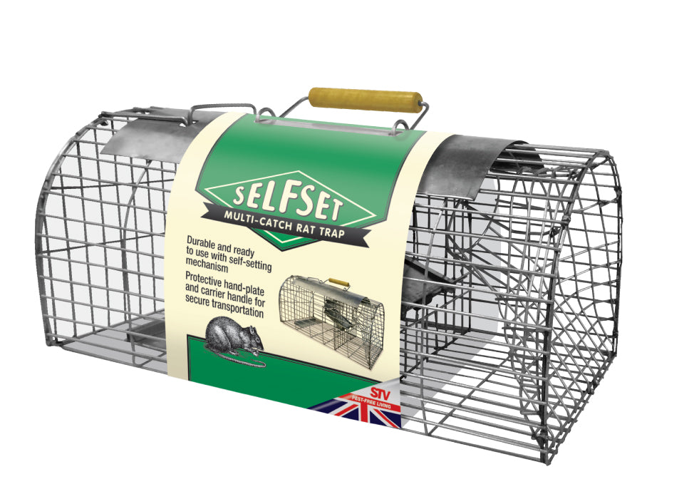 The Big Cheese-Self Set Multi Catch Rat Trap